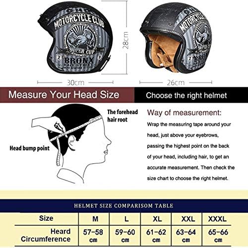 3 4ハーフヘルメット クルーザーチョッパースケートボードモペットヘルメット ベビー マタニティ 半帽ヘルメット ヘルメット 耐衝撃 ホーム 耐久性 B08kglp8h8 Dot認定レトロハーレーヘルメット ヘルメット