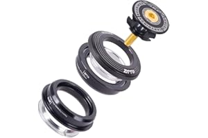 ZTTO Bike Headset, MTB 44mm ZS44 1-1/8" 28.6mm Straight Tube Fork Mountain Road Bike Frame Low Profile Semi-Integrated, 4444S