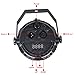 Black Lights,KOOT LED Par Stage Lighting with Glow,7 DMX Control Remote Control DJ Wash Light for Halloween Wedding Party Bar Club Disco Dance