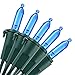 Brizled Blue Christmas Lights, 33ft 100 LED Christmas String Lights, 120V UL Certified Plug-in Xmas Tree Light Connectable Mini Xmas Light Waterproof for Home Party Wedding Indoor Outdoor Decorations