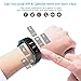 AUNEY Fitness Tracker Color Screen Sport Replacemennt Band Smart Wristband Bracelet Waterproof Bluetooth Activity Heart Rate Sleep Monitor Pedometer sport band for IOS and Android