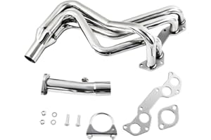 UNITEAP Stainless Steel Performance Exhaust Header Manifold For 1986-1993 Mazda B2000 2.0L & B2200 2.2L ，1986 1987 1988 1989 1990 1991 1992 1993，Manual MT Long Tube