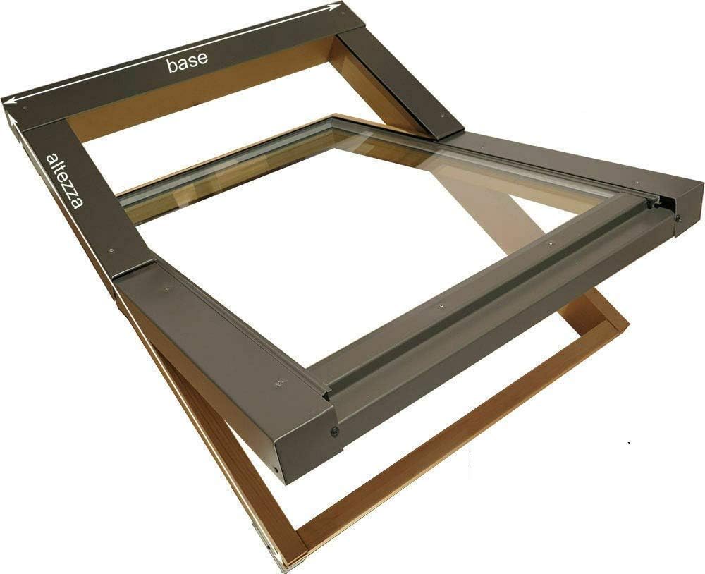 Finestra Per Tetto Camper 42x42 Cm - Lucernario Con Schermo Antizanzare Per Roulotte - Foto 1