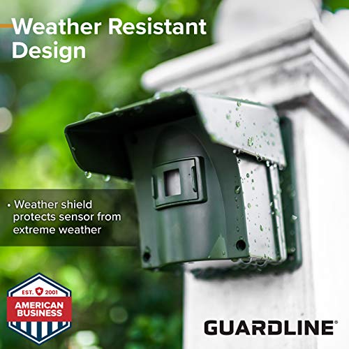 Guardline Wireless Driveway Alarm Motion Sensor Alarm Set with 4