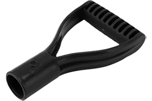 Shovel Handle Replacement, Snow Shovel Handle Antislip Plastic for Yard (Black)