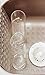 SET OF 2 - Clear Sink Mat Basin Protector, Perforated Design