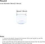 SKYPRO 20Pcs Round 30mm Chair Leg Floor Protectors PVC Transparent view 6