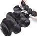 Perstar Hair 8A Grade Brazilian Body Wave hair 4 bundles Remy Human Hair extension Uprocessed Virgin Hair Natural Color (18 20 22 24, natural color)