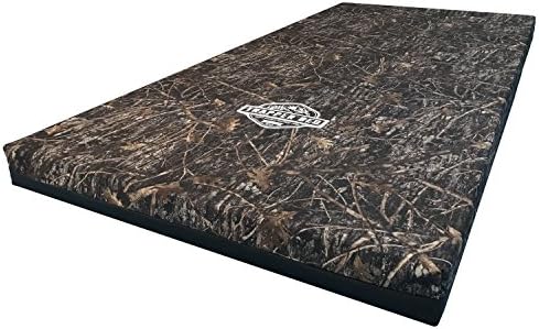 North American MattressTrapper Bed 4" Luxury Hunter Camping Sleep Pad with Gel Memory Foam and TRUETIMBER Camo Cover