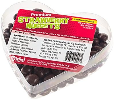 Strawberry Nuggets - Milk Free, Nut Free, Soy Free, Vegan.
