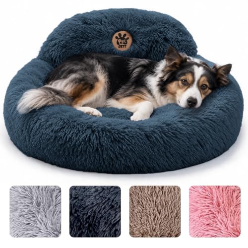 PET JETT Plush Calming Dog Bed