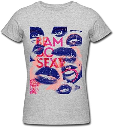 Breeze Village - Custom I am So Sexy Women Gray Cotton Casual Crew Neck Short Sleeve Slim T-Shirt Large