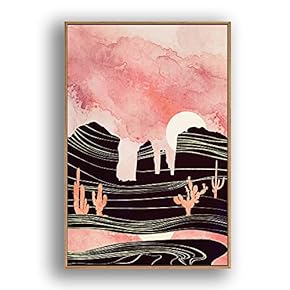 Framed Home Artwork Nordic Style Scenery for Living Room Bedroom