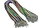 50pcs Mixed Colors Satin Silk Necklace Cord 2.0mm/24'' with Extension Chain Lead&nickel Free