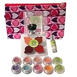 Make up - The Best 17 Piece Certified Organic Make Up Kit for Girls, Real Face Make Up for Teenagers in a Designer Zipper Bag (Bag Styles Vary), The perfect Girls Make Up Set For Pretend Play.