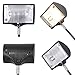 150w Halogen Spot Light with Bulb and Adaptor for Trade Show Display Pop up Booth Podium (Set of 2)