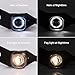 AUTOSAVER88 Halo Projector Fog Lights H3 12V 55W Warm White Halogen Lamp Fit for Ford F250 1999-2004 F350 F450 F550 Super Duty 2001-2004 Excursion 2001-2004 (Clear Lens w/Bulbs)