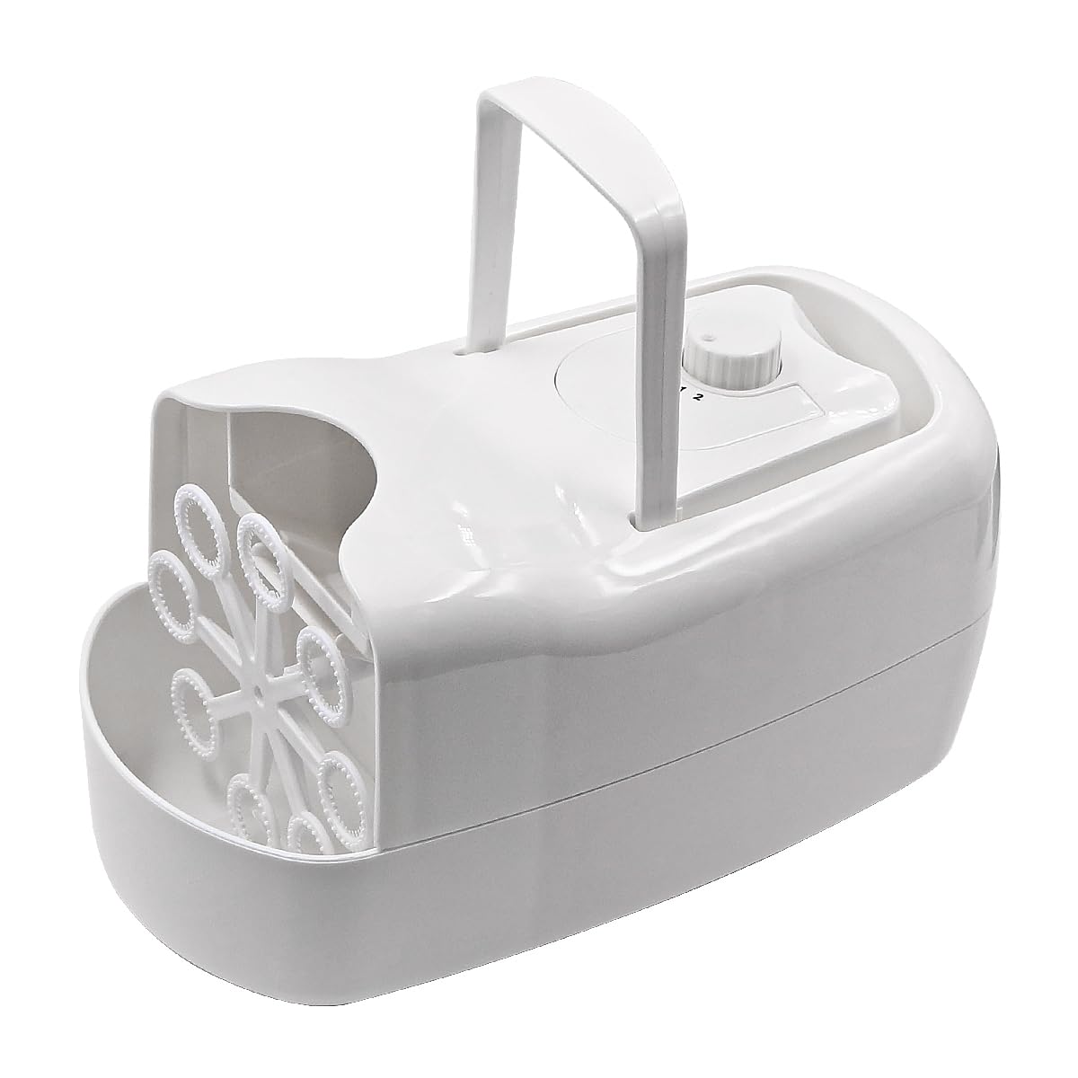 Tiardey Professional Bubble Machine for Parties Wedding Portable Automatic Bubbles Maker for Outdoor（White）