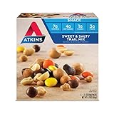 Atkins Snacks, Sweet & Salty Trail Mix, 6.7 Ounce, 5 Single Serve Packages