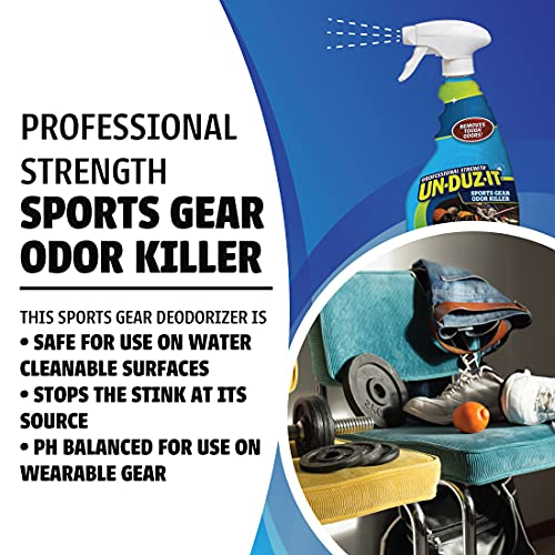 UNDUZIT Sports Gear Odor Killer, Professional Strength Odor