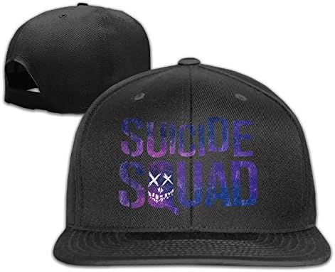 NNTBJ Adjustable Snapback Baseball Hat∩ Suicide Squad