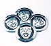 4pcs D015 56.5mm Emblem Badge Sticker Wheel Hub Caps Center Cover JAGUAR XF XJ XJS XK S-TYPE X-TYPE