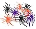 288 Bulk Halloween Spider Ring Assortment - Orange, Purple, Black, and Glow-in-the-Dark Creepy Crawly Party Favors, Treats, and Cupcake Toppers