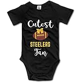 Poemsimai Baby Boy Girl Clothes Cutest Steelers Fan Newborn Organic Bodysuit