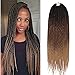 Geyashi Hair 24 Inch 1Pack/Lot 100G/Pack Honey Blonde 3S Senegalese Twist Box Braids Crochet Pre Looped High Temperature Fiber Brading Hair Extentions Ombre Crochet Box Braids(1B/4/27)