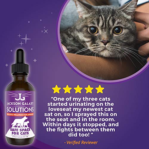 Jackson Galaxy Safe Space For Cats (2 Oz.) Cat Solution Promotes Territorial Sanctity And