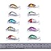 Aorace Fishing Topwater Lures Swimbait Fishing Bait 3D Fishing Eyes Popper Crankbait Vibe Sinking Lure for Bass Trout Walleye Redfish