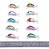 Aorace-10pcslot-Mini-Fishing-Lures-10-Colors-Fishing-Bait-26cm16g-Fishing-Tackle-10-High-Carbon-Steel-Treble-Hook