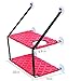 YIAN BABY Cat Window Perch Hammock With Upgraded Version 4 Big Suction Cups Holds Up To 35lbs Pets Flexible Durable Pet Cat Seat Bed Perch (Red, Double)