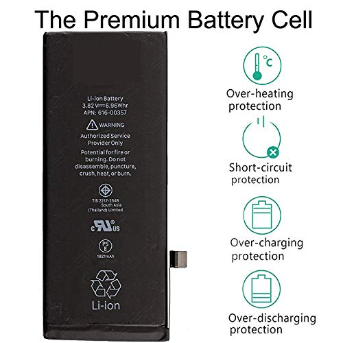 LONGLIFE Battery Replacement for Model iPhone 8 A1863 A1905 A1906 with Repair Tools Kit (Not for 8 Plus) BaterÃ­a de repuesto