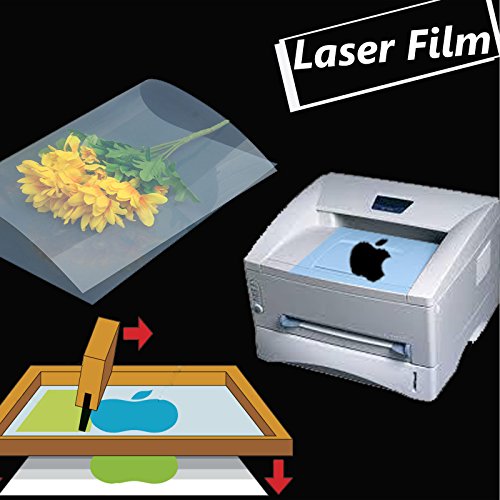 200 Sheetsï¼Œ8.5"x11"ï¼ŒLaser Printing Transparency Film for Silk Screen Printing