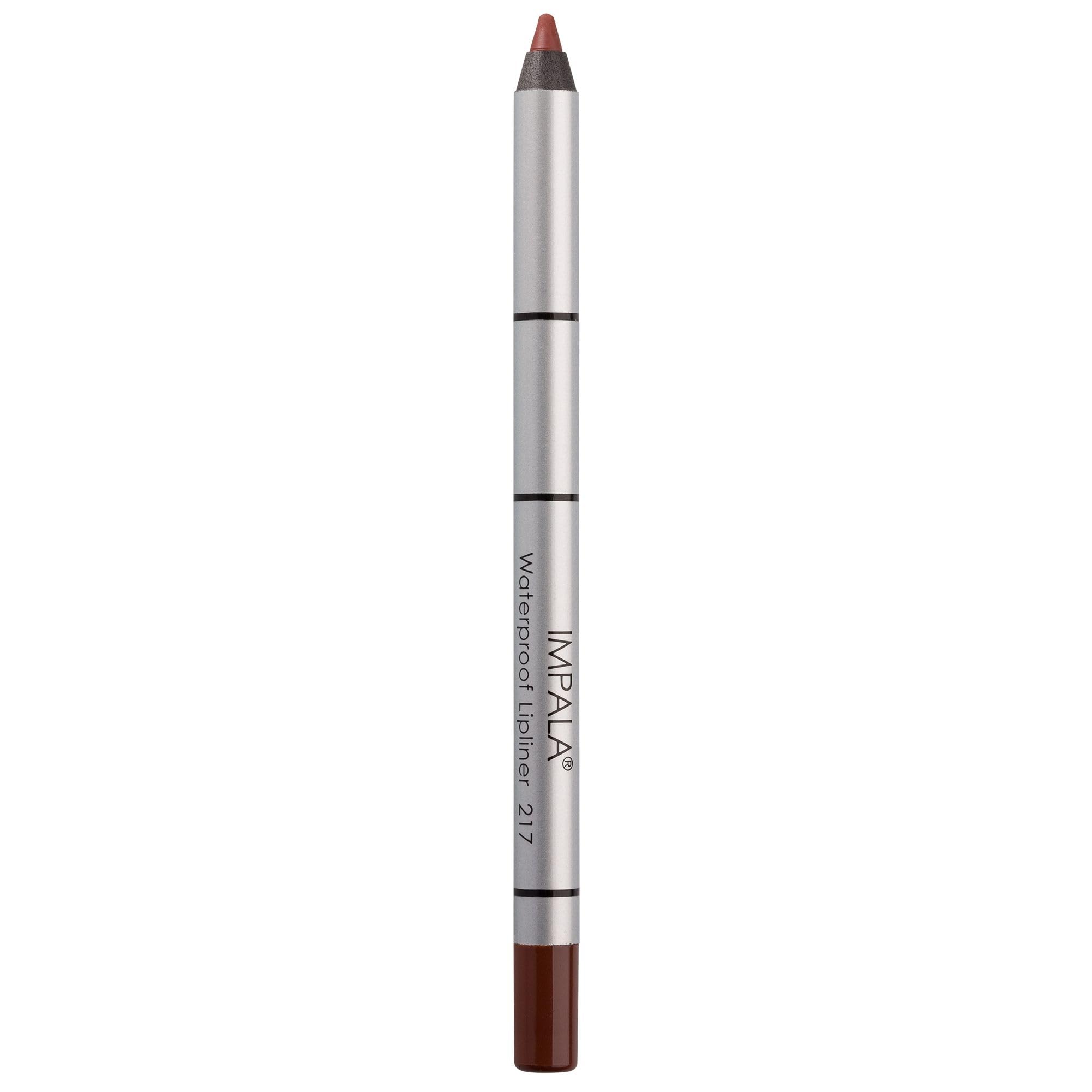IMPALA | Creamy Waterproof Lip Pencil Chocolate Brown Color 217 | Permanent Lip Liner | Waterproof Lip Pencil | Long-lasting Lip Liner | Volumizing Effect