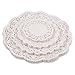 PROKITCHEN 400-pack Lace Paper Doilies Round White Doily Cake Paper Decorative Cake Packaging Paper Pad 4.5,6.5,8.5,10.5 Inch