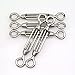 DYWISHKEY M4 Stainless Steel 304 Eye & Eye Turnbuckle Wire Rope Tension (5Pcs)