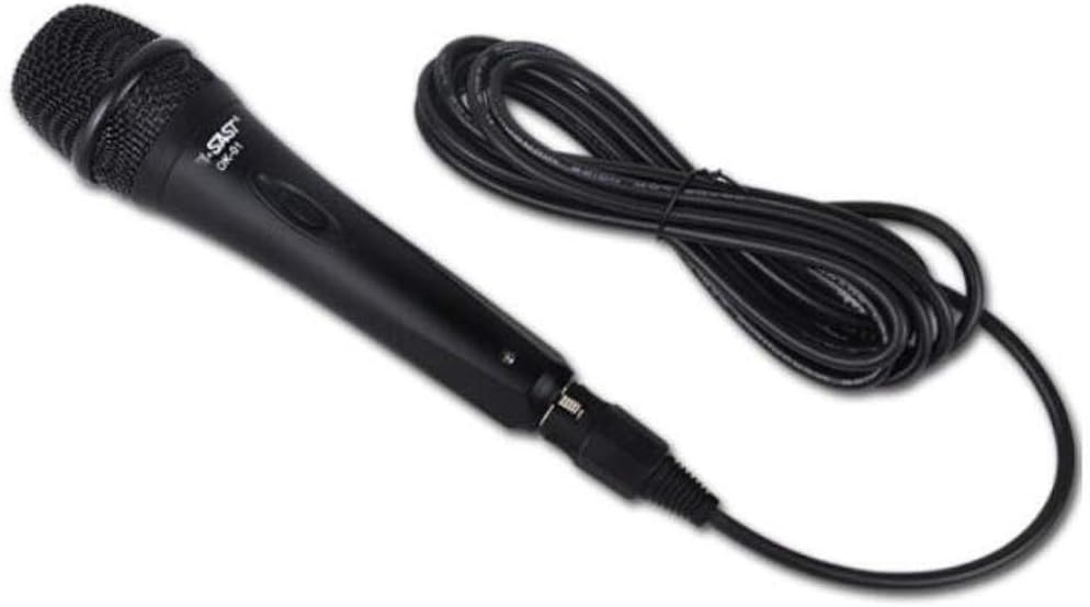 Karaoke, Family KTV Professional Karaoke Microphone, Conference Wired Microphone, Black (Color : Black)