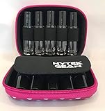 Essential Oil Carrying Case Holds 10 Bottles Perfect for Roller Bottles 5ml - 10ml Multiple Colors! (1 Pack, Pink Polka Dot)