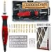 Wood Burning Kit 22 PCS Tools Set. Professional Pyrography Kit – Woodburning Pen, Embossing, Carving, Soldering Tips, Hot Knife, Stencil, Stand, Carrying case ✮Bonus E-Book✮ Arts and Crafting Supplies