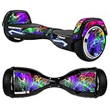 MightySkins Protective Vinyl Skin Decal for Razor Hovertrax 2.0 Hover Board Self-Balancing Smart Scooter wrap cover sticker skins Neon Splatter