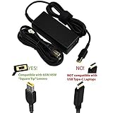 AC Charger for Lenovo Yoga 2 Pro 13 80AY 80DQ 20346 280DQ 20266 59386385 13.3 Inch Ultrabook Laptop Power Supply Adapter Cord - 65W