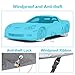 KAKIT 6 Layers C6 Car Cover for Chevy Corvette C6 2005-2013, All Weather Waterproof, Dustproof, Scratch Proof C6 Car Cover, Free Windproof Ribbon & Anti-theft Lock