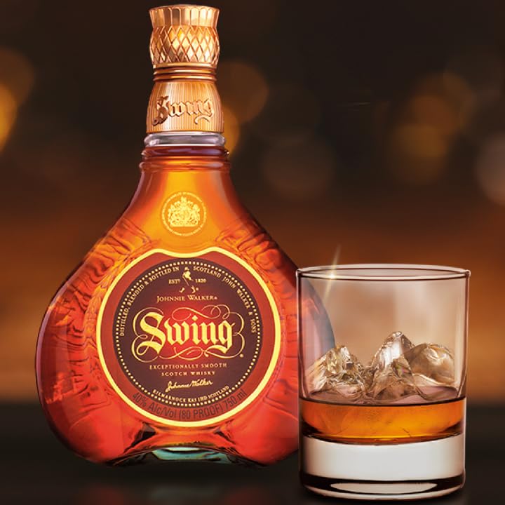 Johnnie Walker Swing Blended Whisky, schottischer Scotch, 40% vol, Geschenkidee zu Weihnachten, 0.7 l 2