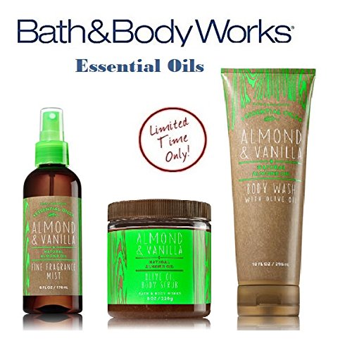 Amazoncom Bath Body Works Almond Vanilla Olive Oil