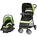 Cosco Simple Fold Travel System with Light 'N Comfy Infant Car Seat, Bright Lime