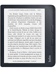 Kobo Libra 2 | eReader | 7” Glare Free Touchscreen | Waterproof | Adjustable Brightness and Color Temperature | Blue Light Reduction | eBooks | WiFi | 32GB of Storage | Carta E Ink Technology | Black