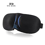 VCGEO 3D Sleep Mask for Highly Quality Contoured Shape Ultra lightweight & Deep Orbit Eye Mask