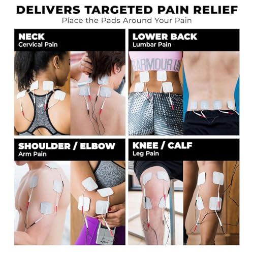 TENS 7000 Digital TENS Machine with Accessories - Muscle Stimulator Machine for Back Pain Relief, Sciatica, Neck, Nerve, Shoulder, Hip, Elbow, Muscle Pain Relief